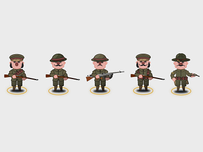 Uniform Template army art artwork concept concept art concept design design doughboy game gameart gamedesign illustration marines military vector weapons