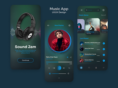 Music App uiux