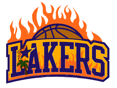 Lakers x Kustomz Studio Logo branding design graphic design illustration logo vector