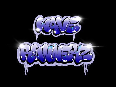 Wave Runnerz Graffiti Logo