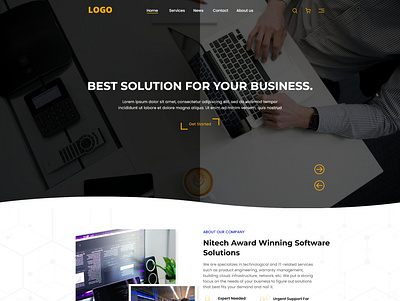 business website design(ui/ux) adobexd design graphic design illustration typography ui ux webdesign