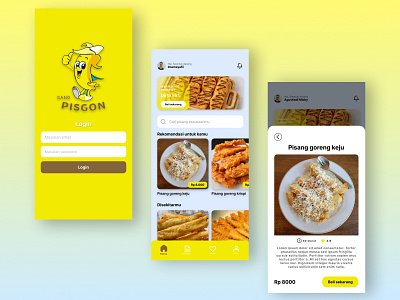 Mobile Apps Pisgon aplikasi design mobile mobile apps ui ui design
