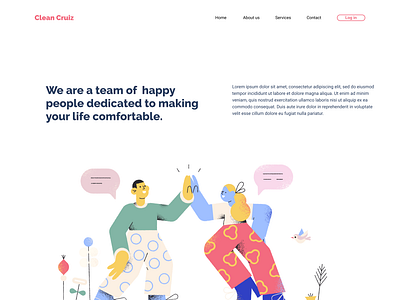 Clean Cruiz Web Page design ui ux