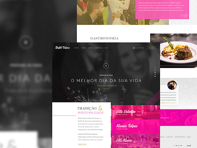 Layout Buffet brasil layout project sketch ui ux web