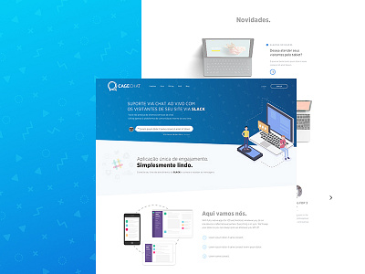 Cage SaaS Layout brasil layout project sketch ui ux web