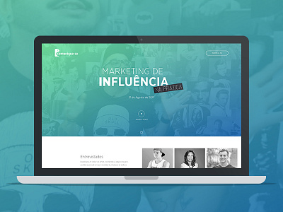 Marketing de Influencia brasil layout project sketch ui ux web
