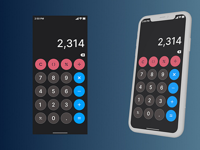 Calculator Design dailyui design productdesign ui ux