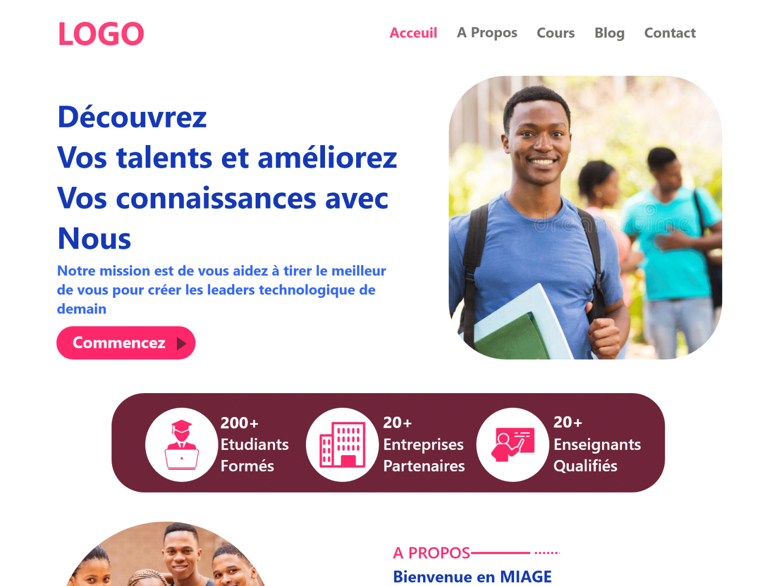 Miage Cameroun Templates by Fred Kemajou on Dribbble