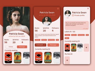 DailyUI 006 User Profile