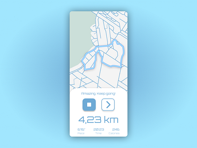 DailyUI 020 Location Tracker