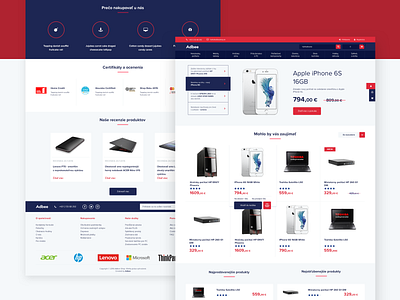 E-Commerce Web Concept (2017) concept design e commerce e commerce design e shop ecommerce eshop template template design ui ux web webdesign