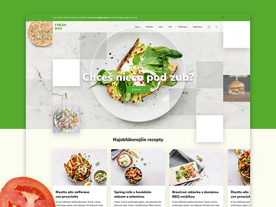 Freshbox (2020) design e-commerce ecommerce eshop food food delivery food order illustration online shop online shopping ui ux web webdesign