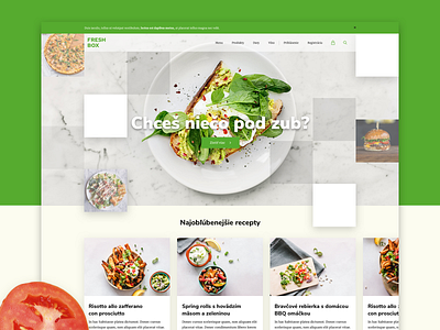 Freshbox (2020) design e commerce ecommerce eshop food food delivery food order illustration online shop online shopping ui ux web webdesign