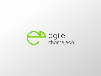 Agile Chameleon (2020) agile branding branding and identity branding design chameleon chameleon logo icon logo logo design logodesign logotype logotype design minimal probono typography vector