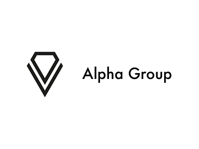 Alpha Group's logo branding logo