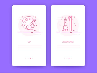 the app for designer 04 architecture art card icon illustration like s screen ui web