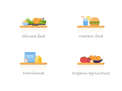 meal Icons food graphic icon meal shadow