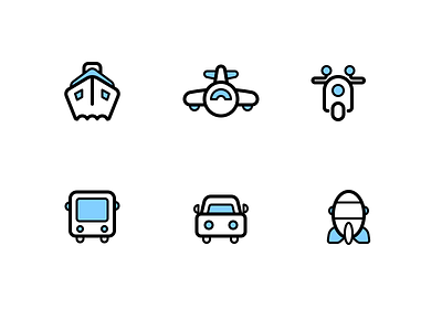 Icon For Transport airport autobike bus car icon transport