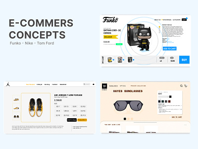 E-commers concepts Mush Up e commers figma graphic design ui ux