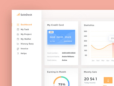 Admin Dashboard UI/UX Design