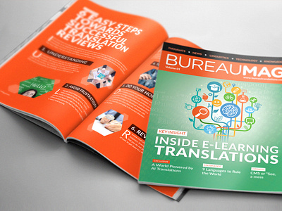 Magazine Design for Translation Company