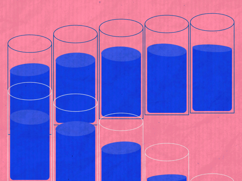 A bunch of glasses abstract glass glasses liquid loop paper pattern texture water