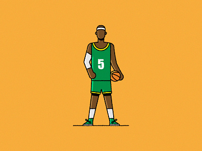 Basketball 2d 2points adobe animation ball basketball character design hoop illustration illustrator net olympics player score sport superstar team
