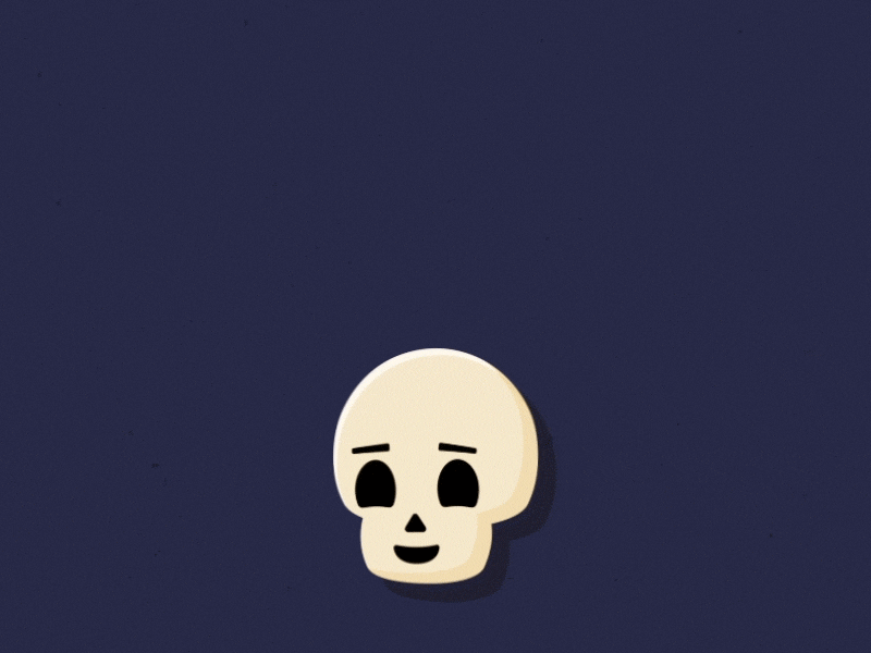 Skull - Joystick & Sliders after effects animation bone halloween joystick n sliders plugin skull