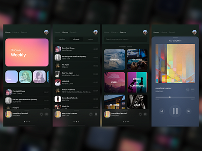 Spotify iOS App Design - Closer look