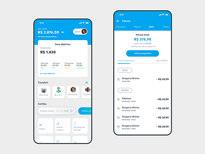 Bank App - Redesign Study app bank concept design ui