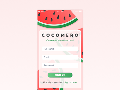 Daily UI Challenge #001 app challenge daily ui dailyui log in sign in sign up ui
