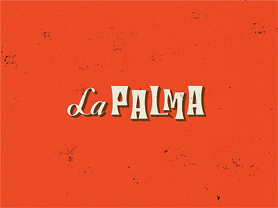 La Palma design lettering san francisco