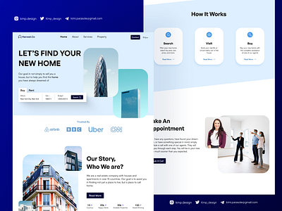 Real Estate landing page