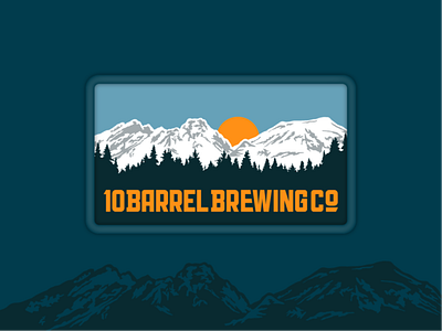 10 Barrel Brewing - Sisters Patch apparel badge beer brewery design illustration mountain oregon outdoors pacific northwest patch vector