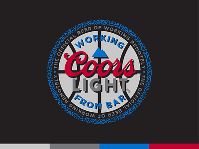 Coors Light - March Madness 2020 apparel badge basketball beer brewery coors coorslight design illustration march madness vector