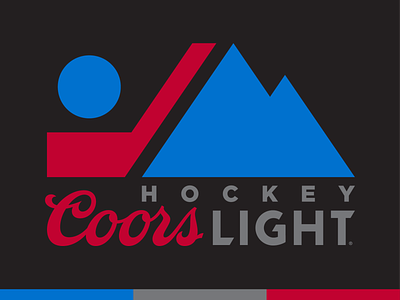 Coors Light - Hockey apparel badge branding coors coors light design hockey ice illustration logo nhl rink vector