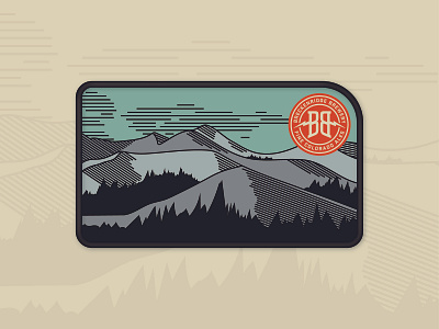 Breckenridge Badge badge beer brewery illustration mountain outdoors patch skiing snowboard