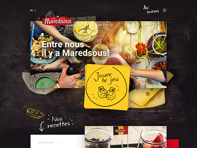 Maredsous - Homepage for a pitch by Dogstudio on Dribbble