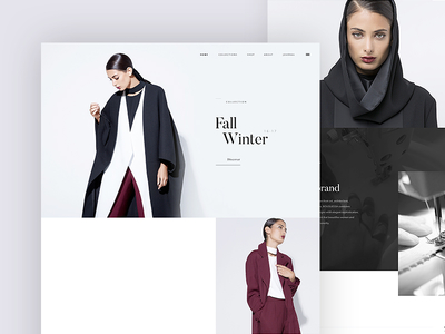 Bouguessa - Homepage bouguessa brand clean collection couture design fashion luxury webdesign white whitespace