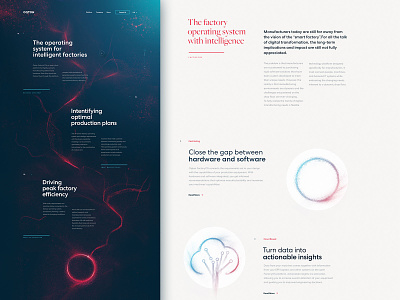 Oqton - Homepage ai design dogstudio illustration product startup webdesign