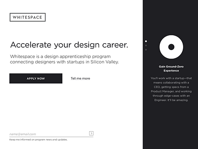 Whitespace Landing Page