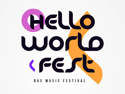 Hello World Fest - Logodesign hello helloworld logo logodesign logotype