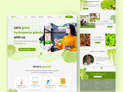 IOT Smart Hydroponic | UI/UX Designer