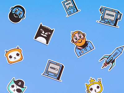 Kryptex — stickers illustration stickers vector