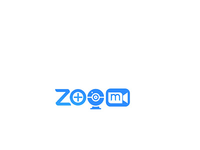 Zoom Logo Redesign branding figma figma logodesign graphic design logo logo redesign redesign ui zoom logo