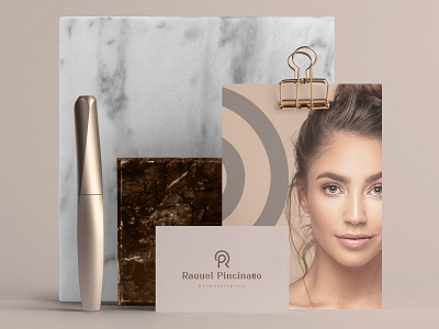Raquel Pincinatto Dermatologist brand brand identity dermatology logo logotype