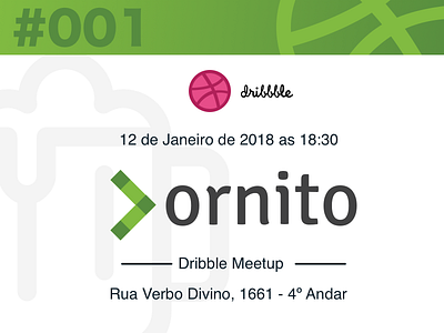 São Paulo Dribbble Meetup #001/2018 design dribbble meetup ornito spread