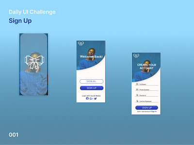 Sign Up UI dailyui