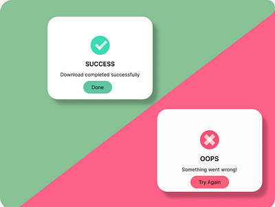 flash message dailyui design illustration ui ux