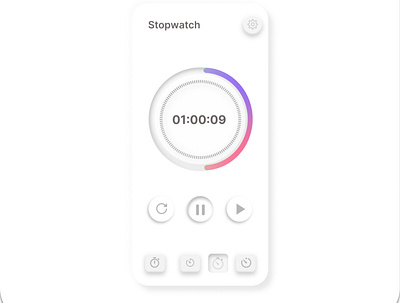 countown timer UI dailyui design illustration logo ui